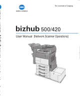 Konica Minolta BIZHUB 500 User manual