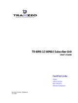 Tranzeo TR-WMX-3.5 User manual