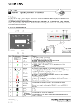 Siemens FDUL221 Operating Instructions Manual