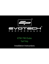 EVOTECH KTM 790 Duke Tail Tidy Installation Instructions Manual