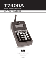 LRS T7400A User manual