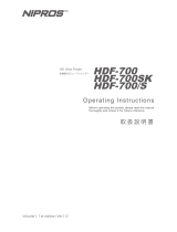 NIPROS HD View Finder HDF-700/S Operating Instructions Manual