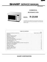 Sharp R-23AM User manual