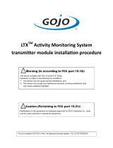 Gojo Industires LTX User manual