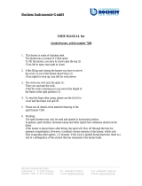 Bochem Instrumente 7200 User manual