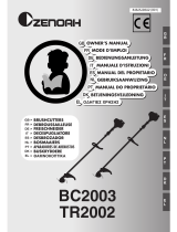 Zenoah TR2002 Owner's manual