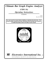 Electronics International UBG-16 Operating Instructions Manual