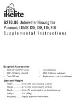 Ikelite Underwater Housing for Panasonic Lumix TS5 TS6 FT5 FT6 (Updated) User manual