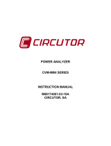 Circutor CVM-MINI-Shunt User manual