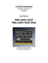 Dynamic Engineering PMC-UNIV-TEST User manual