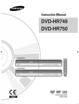 Samsung DVD-HR749 User manual