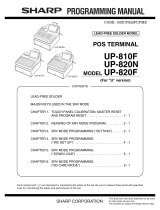 Sharp UP-820N Programming Manual