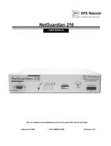 DPS Telecom NetGuardian 216 User manual