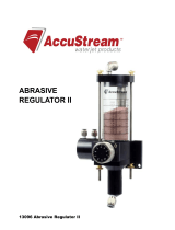 AccuStream Abrasive Regulator II User manual