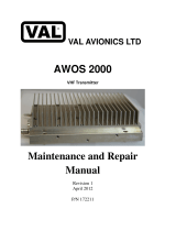 VAL AWOS 2000 Maintenance And Repair Manual