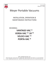 Meyer VELOCI-VAC Installation & Operation Manual
