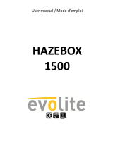 Evolite HAZEBOX 1500 User manual