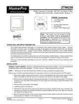 HomePro ZTW230 Instructions Manual