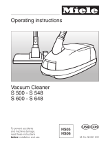 Miele S 648 Operating Instructions Manual