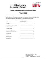 CAMERA LINK FC1600FCL User manual