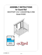 Oxford WESTPORT 4 IN 1 CONVERTIBLE CRIB Assembly Instructions Manual