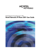 Nortel 2001 User manual