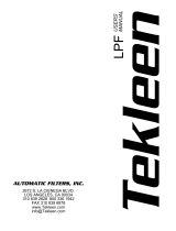 Tekleen LPF series User manual