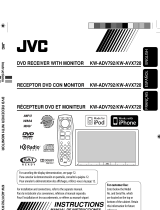 JVC KW-AVX720 - DVD Player With LCD User manual