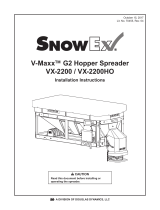 SnowEx V-Maxx G2 VX-2200 Installation Instructions Manual
