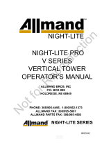Allmand NIGHT-LITE PRO V Series User manual