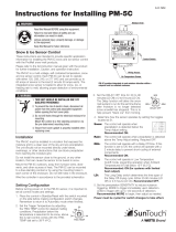 SunTouch PM-5C Instructions For Installation