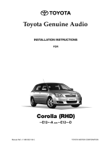 Toyota Corolla E12-D Installation Instructions Manual
