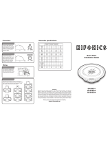 Hifonics BXS8D4 Quick Start And Installation Manual