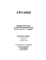 Alphi CPCI-AD32 Reference guide