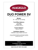 Magiglo DUO POWER SV Series User, Installation & Servicing Instructions