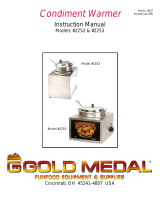 Gold Medal 2252 User manual
