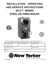 New Yorker AP-U SERIES Installation, Operating And Service Instructions