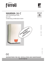 Ferroli MAXIMA 35 C Instructions For Use, Installation And Maintenance