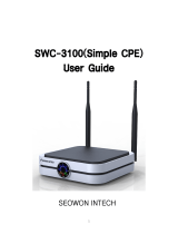 SEOWON INTECH SWC-3100 User manual