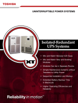 Toshiba Isolated-Redundant UPS System User manual