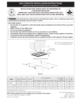 Frigidaire FGC36S7FCA Installation Instructions Manual