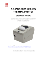 Fidelity Electronics SP-POS88IV SERIES Operating instructions