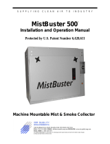 Air Quality Engineering MistBuster 500 Operating instructions