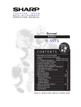 Sharp Carousel R-55TS Operating instructions