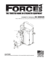 Force JX-DS925 Owner's manual