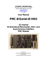 Dynamic Engineering PMC-BiSerial-III HW2 User manual