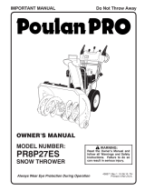 Poulan Pro 96192004602 Owner's manual