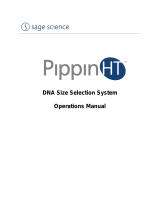 Sage Science PippinHT Operating instructions