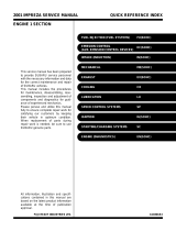Subaru 2001 Impreza User manual