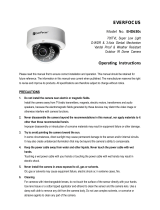 EverFocus 630 TVL Operating instructions